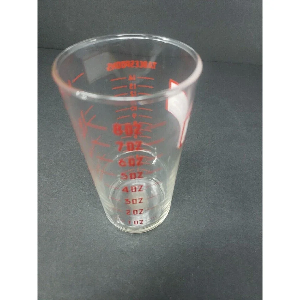 Monarch Ranges & Heaters Measuring Glass Tablespoons Cup Ounces Vintage MCM